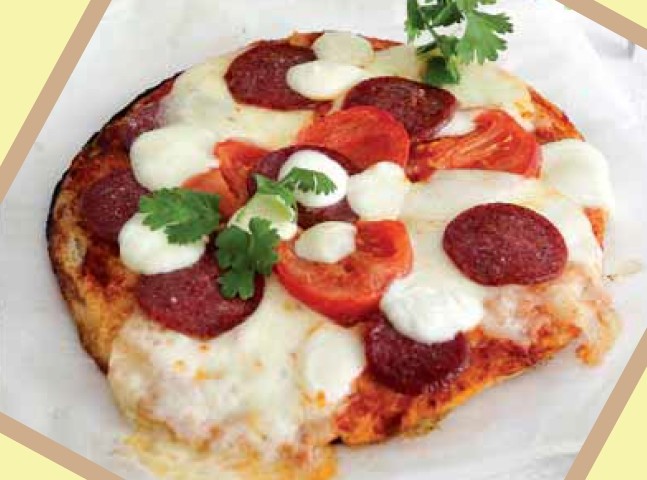 піца «дьябло» на лаваші