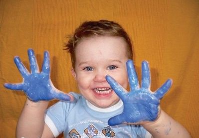 Як самостійно зробити пальчикові фарби для дітей?