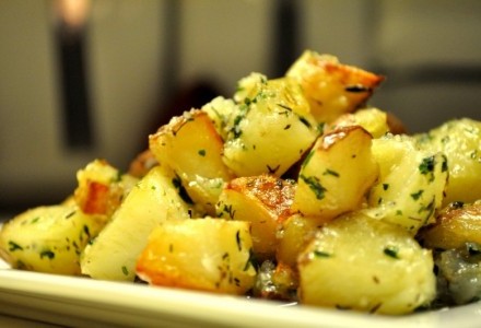 картопля, смажена в духовці
