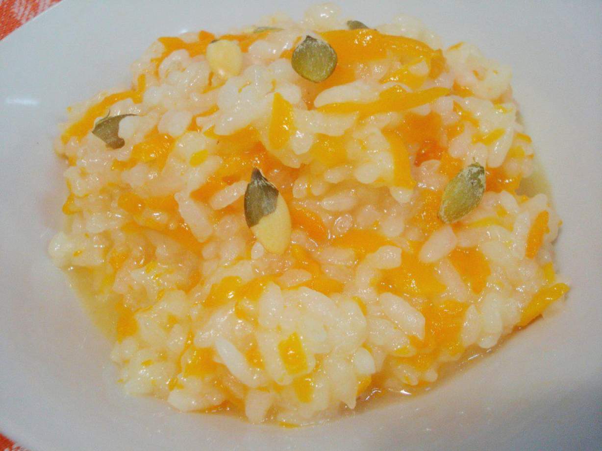 Смачна гарбузова каша з рисом і насінням