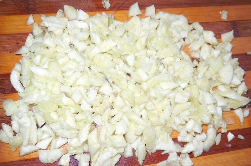 Кабачки запечені в духовці з фаршем: гриби і рис з сиром