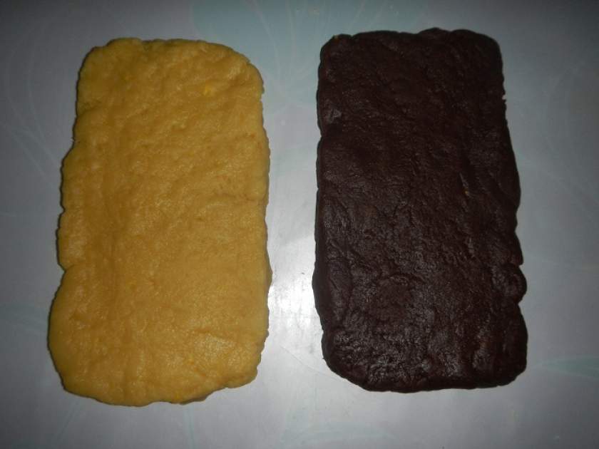 Французьке печиво Шаблі — смачне двокольорове пісочне печиво